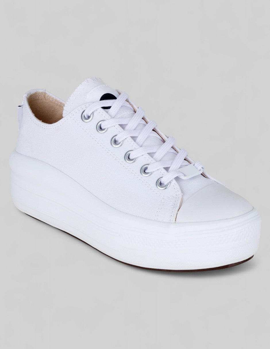 Tenis con cordones  Steph en Piel vegana – Gris