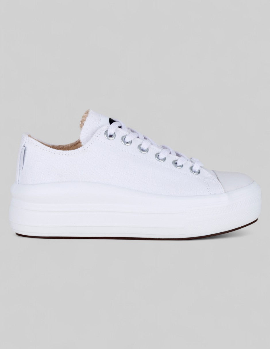 Tenis con cordones  Steph en Piel vegana – Gris