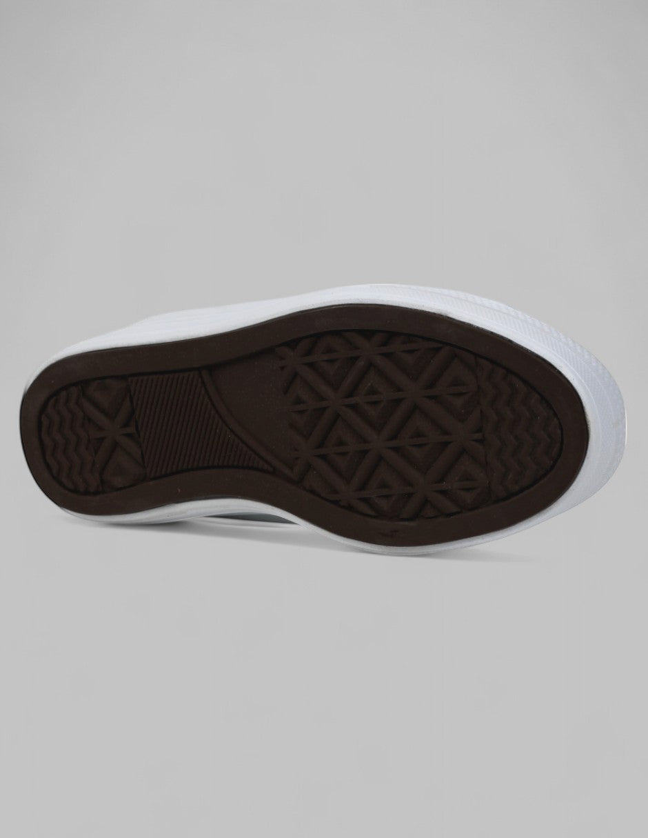 Tenis con cordones Chunk Textil - Negro