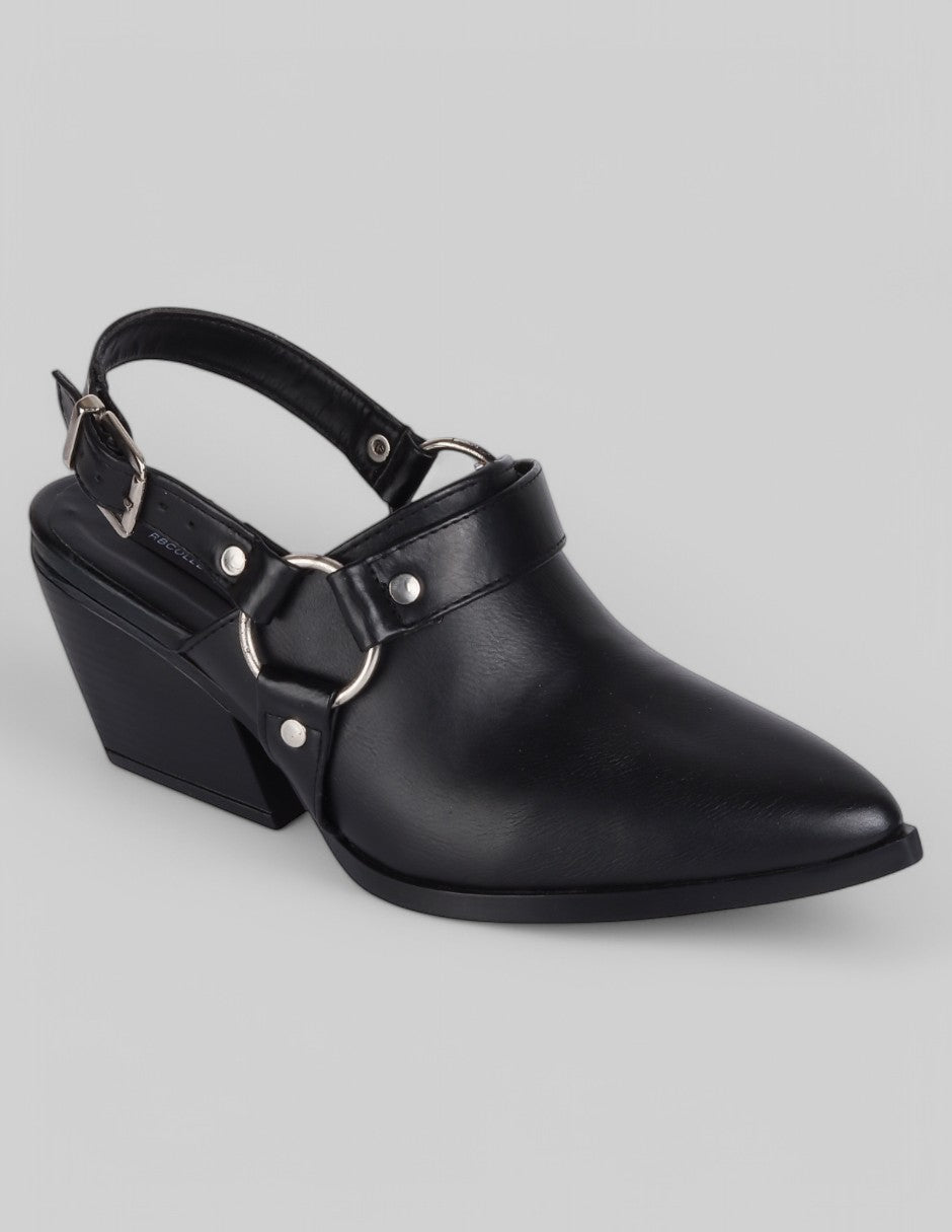 Zapatillas Exterior Piel vegana Color Negro Para Mujer De RBCOLLECTION