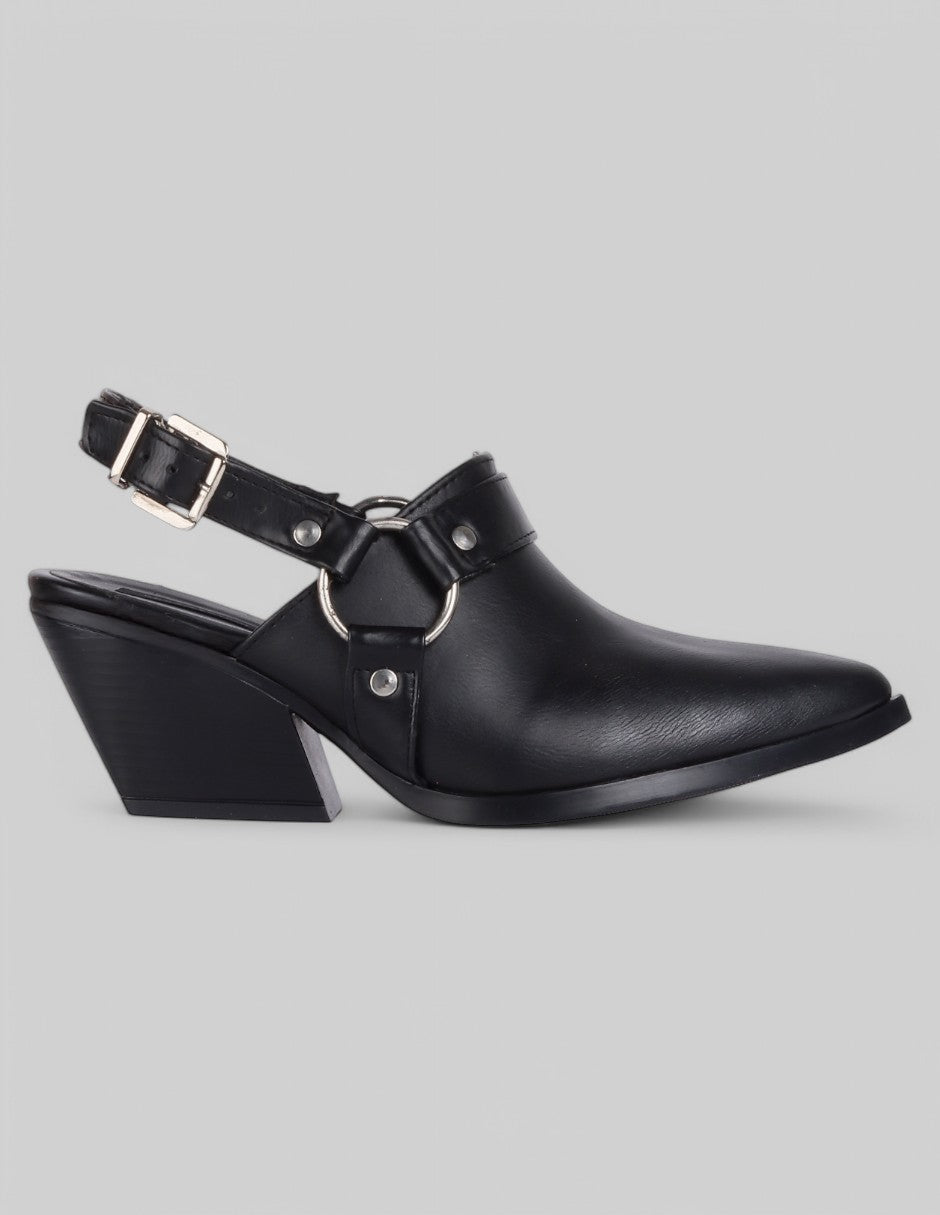 Zapatillas Classy en Piel vegana – Negro