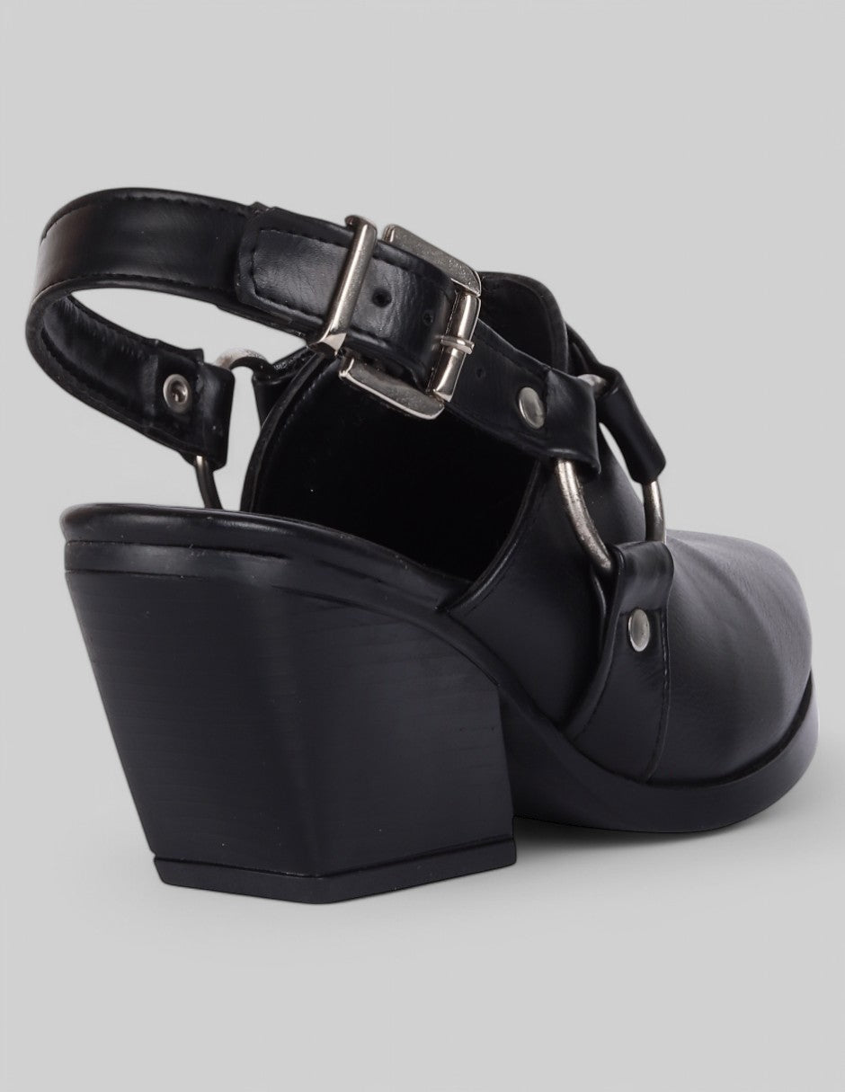 Zapatillas Classy en Piel vegana – Negro