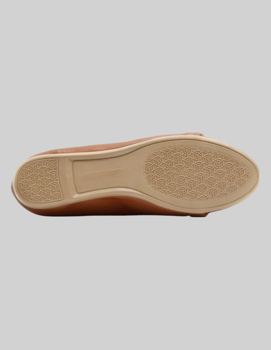 Flats clásicas Soft en Piel vegana – Café
