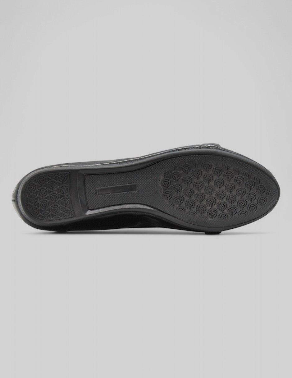 Flats clásicas Soft en Piel vegana – Negro