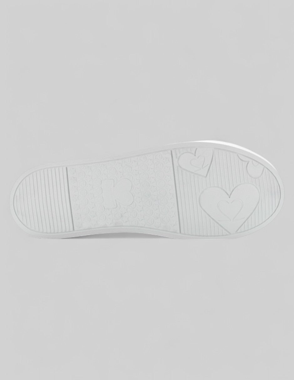 Tenis con cordones Aura en Piel vegana – Blanco