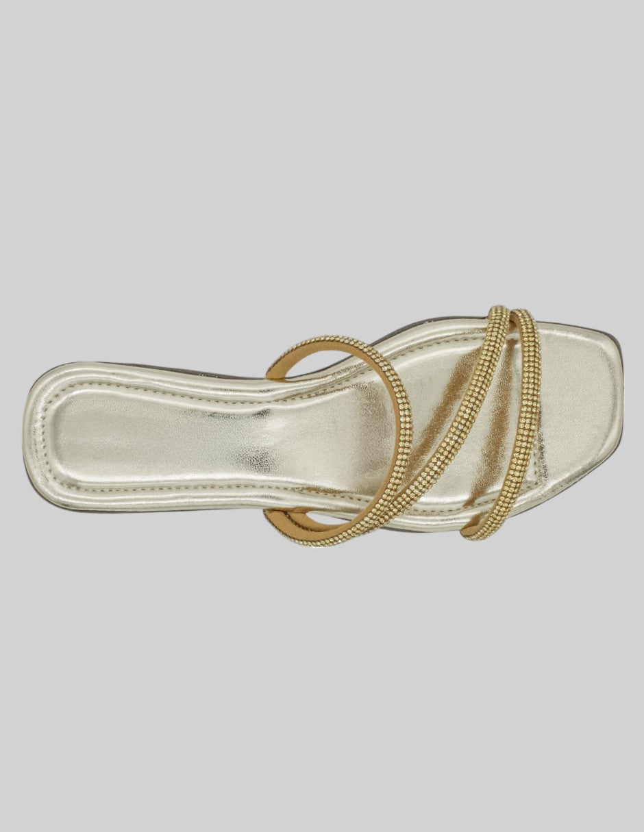 Sandalias de piso Ave en Sintético - Dorado