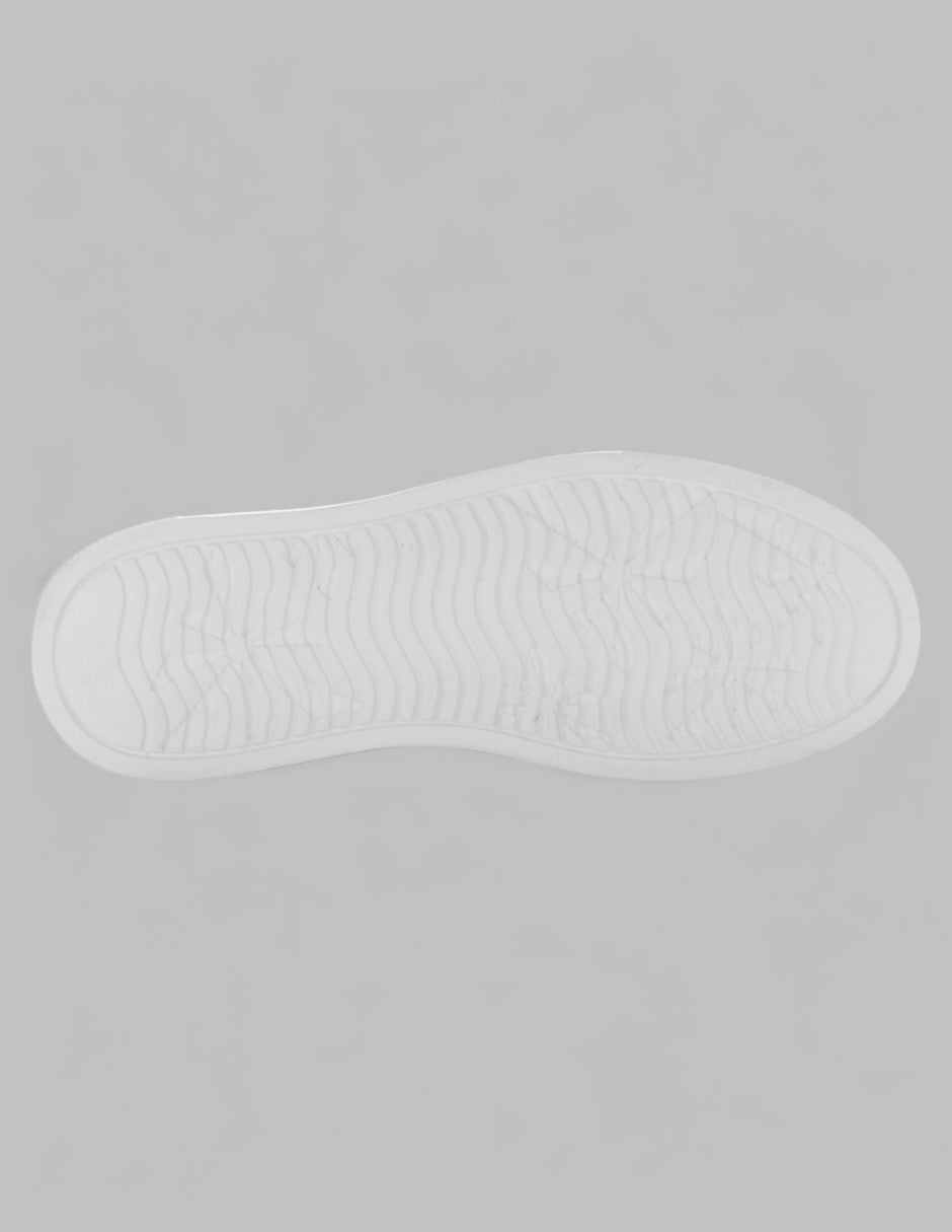 Tenis con cordones Urban en Piel vegana – Blanco