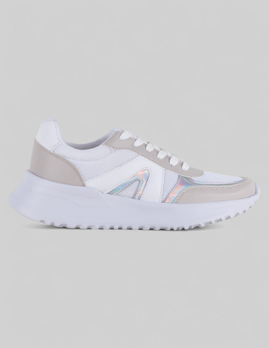 Tenis tipo deportivo Urban en Textil – Blanco