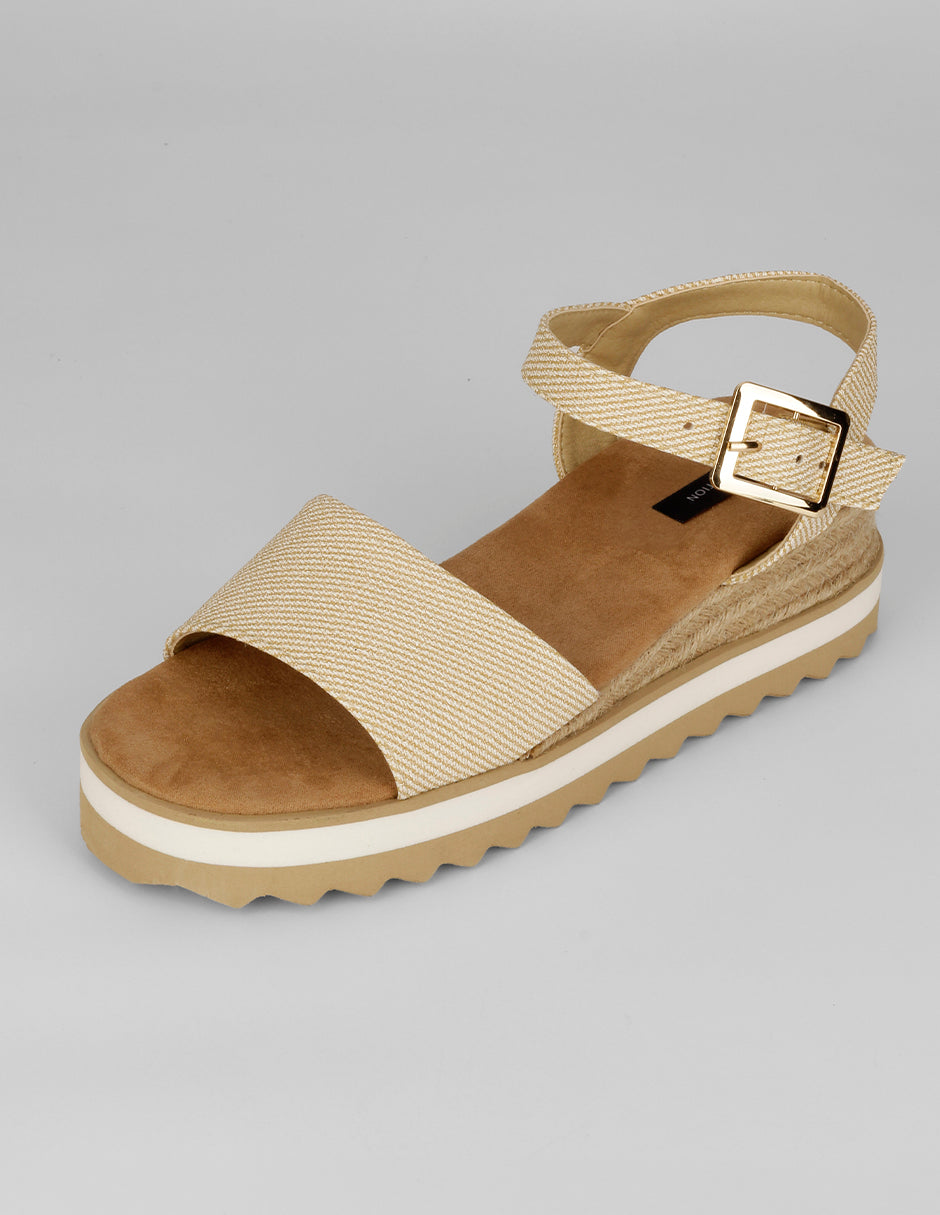 Sandalias con plataforma Soft en Sintético – Beige