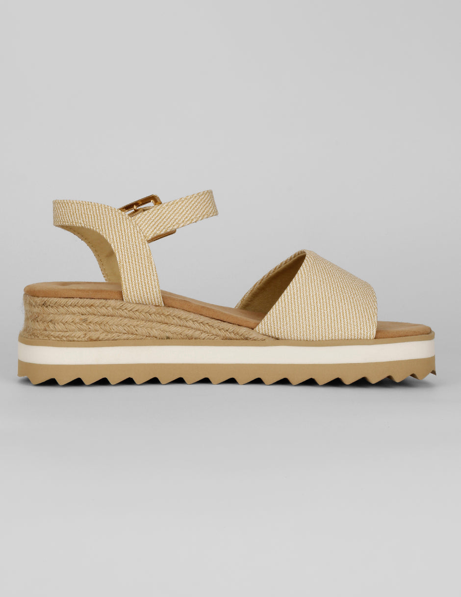 Sandalias con plataforma Soft en Sintético – Beige