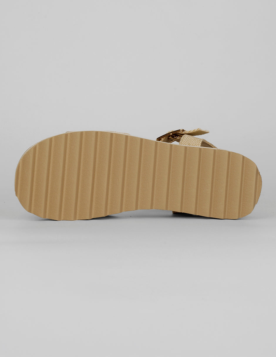 Sandalias con plataforma Soft en Sintético – Beige
