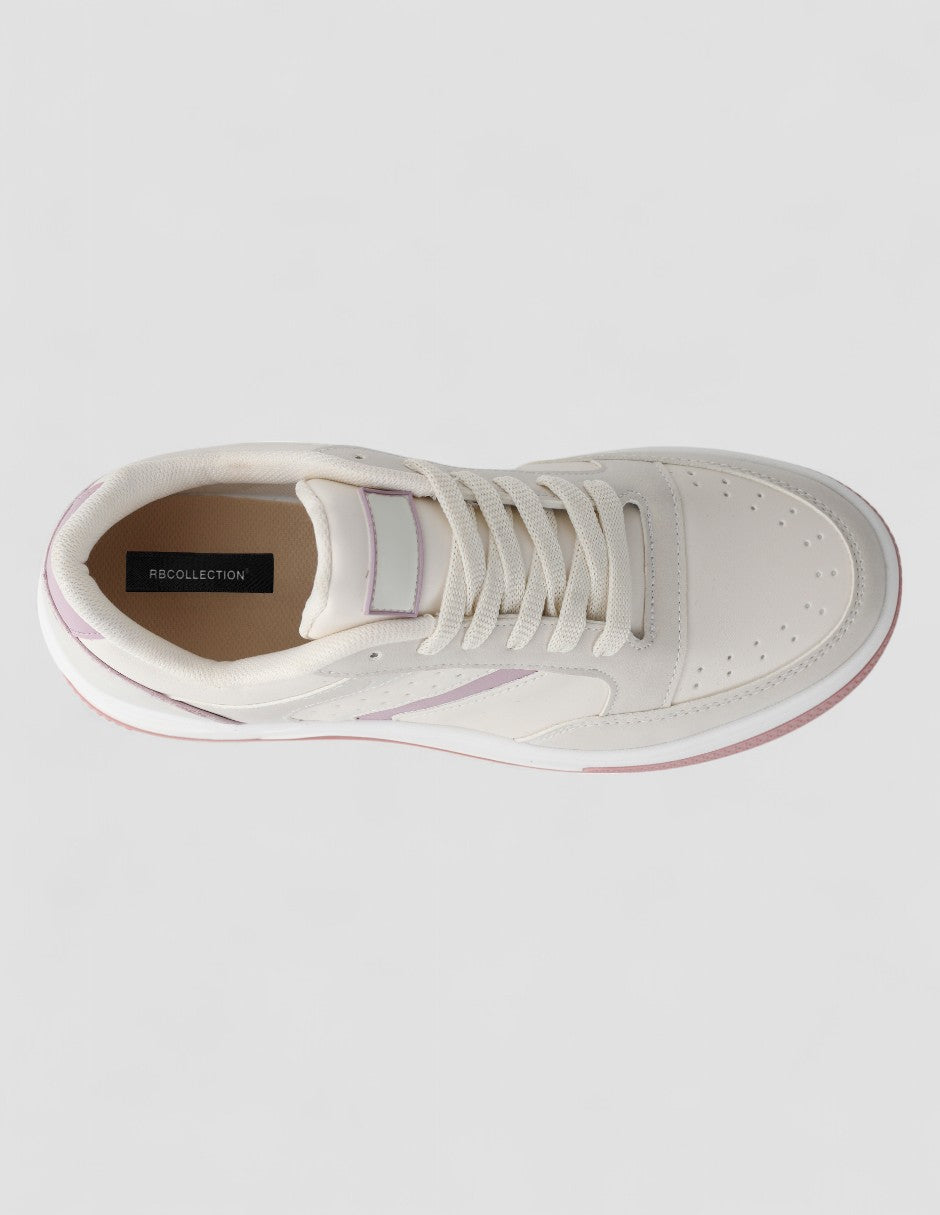 Tenis con cordones Urban Sintético - Beige