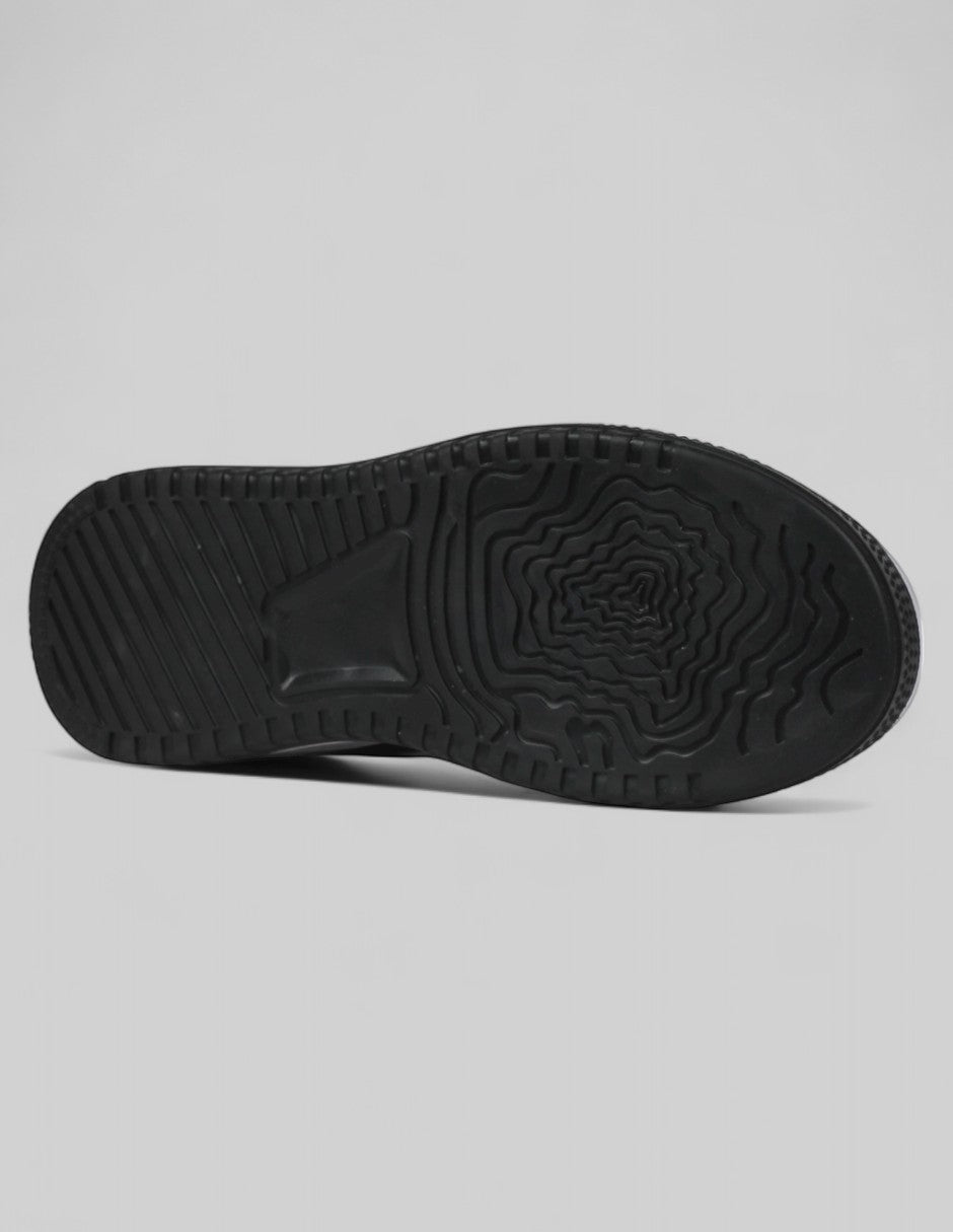 Tenis con cordones Urban Sintético - Negro