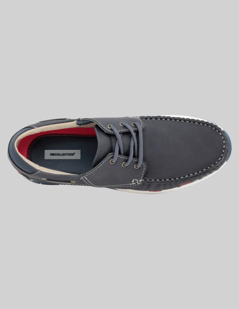 Mocasines Olmer en Piel vegana – Azul