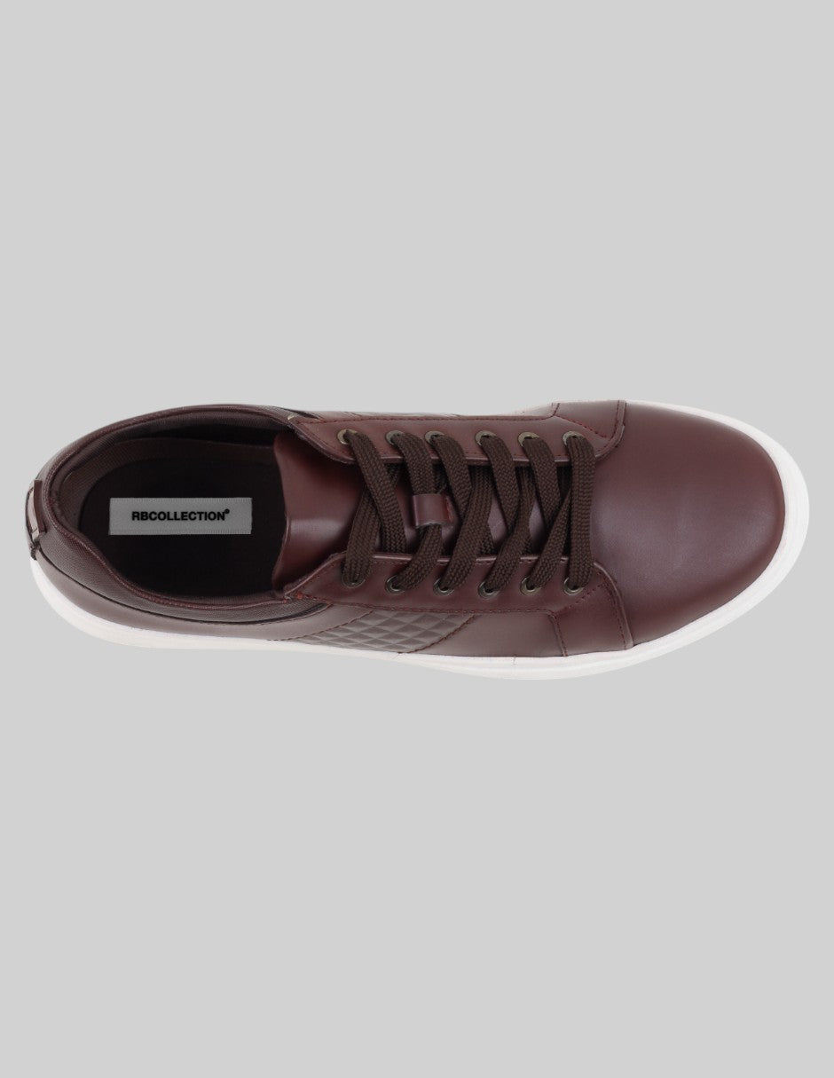 Tenis con cordones Urban en Piel vegana – Cafe