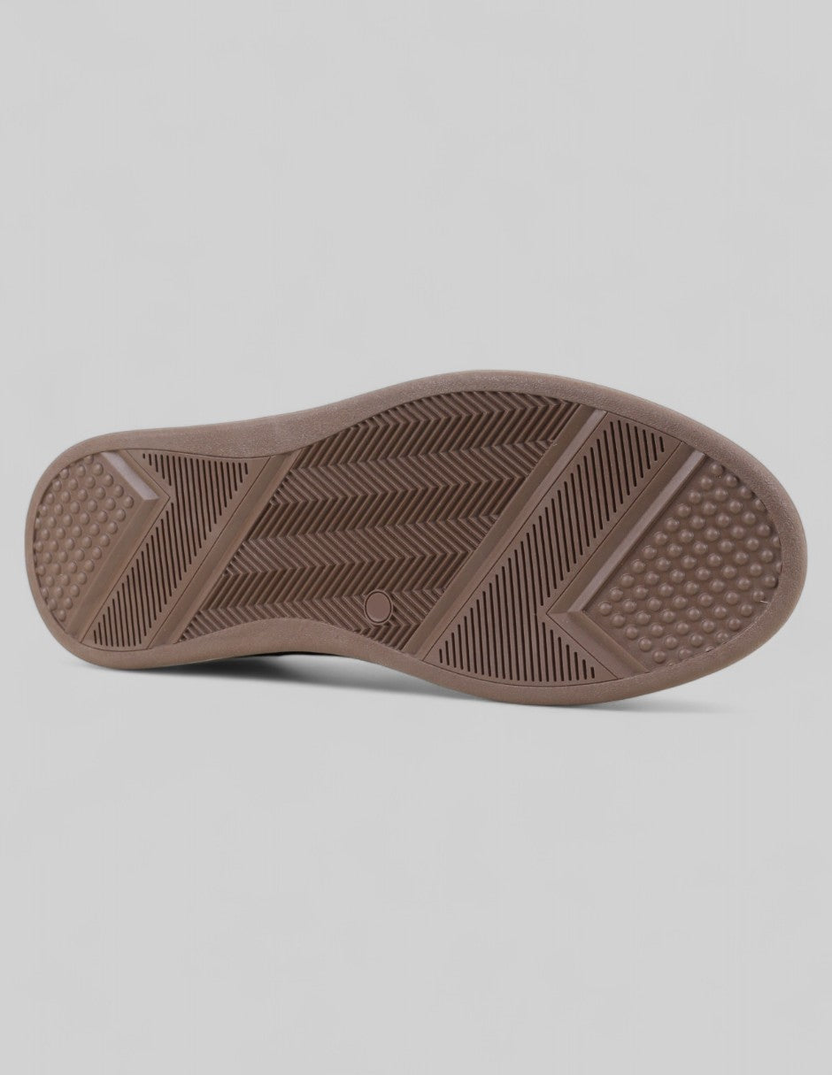 Tenis con cordones Urban en Piel vegana – Cafe