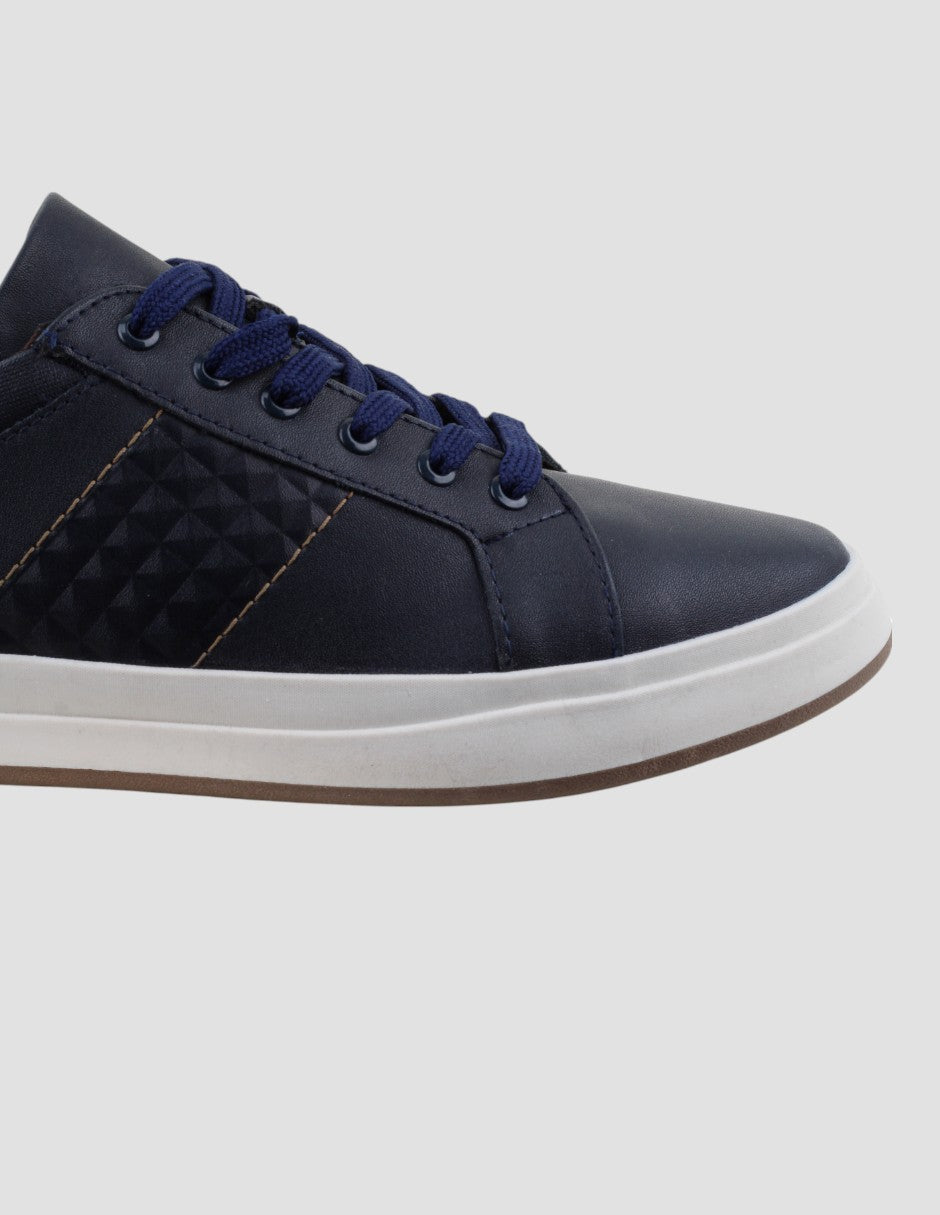 Tenis con cordones Urban en Sintetico – Azul