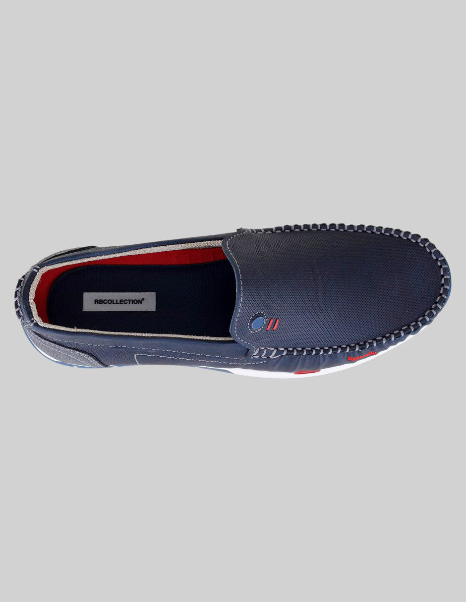 Mocasines Olmer en Piel vegana – Azul