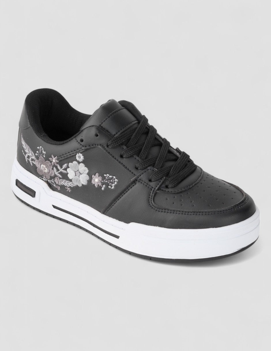 Tenis con cordones Urban Piel vegana - Negro