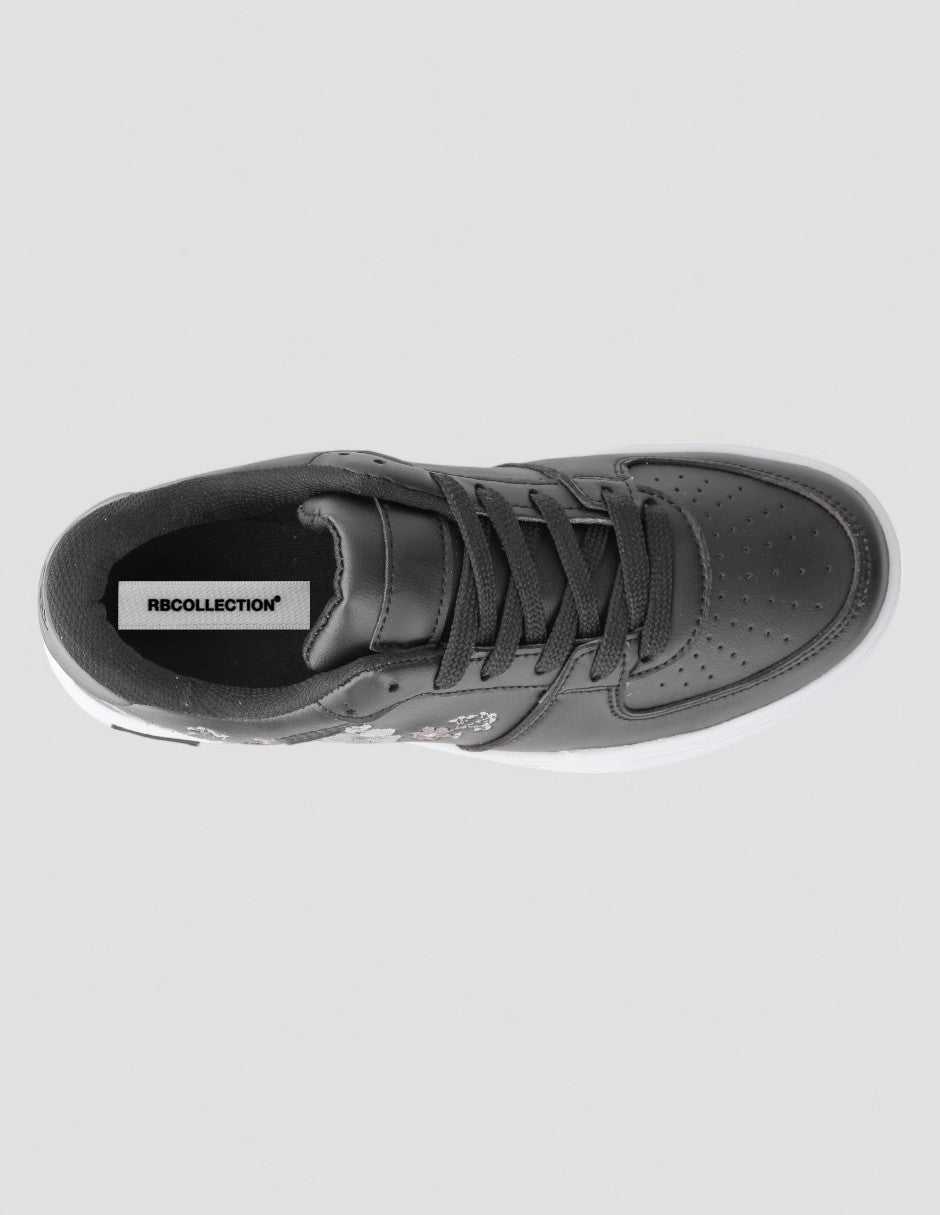 Tenis con cordones Urban Piel vegana - Negro