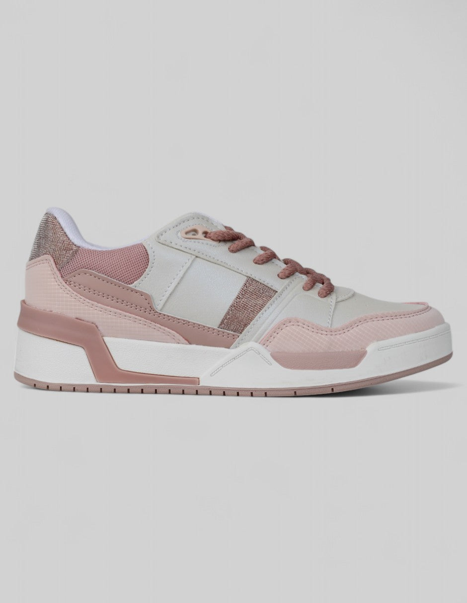 Tenis con cordones Exterior Piel vegana Color Multicolor Para Mujer De RBCOLLECTION