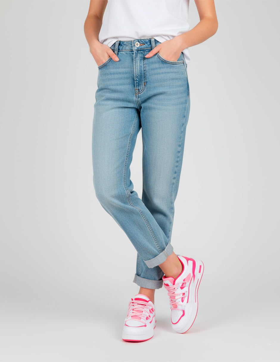 Tenis con cordones Urban en Piel vegana – Blanco