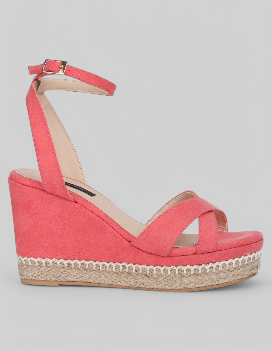 Sandalias con plataforma Daril en Gamuza - Rosa