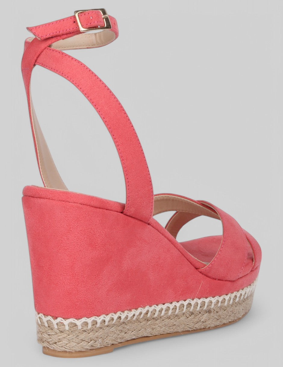 Sandalias con plataforma Daril en Gamuza - Rosa