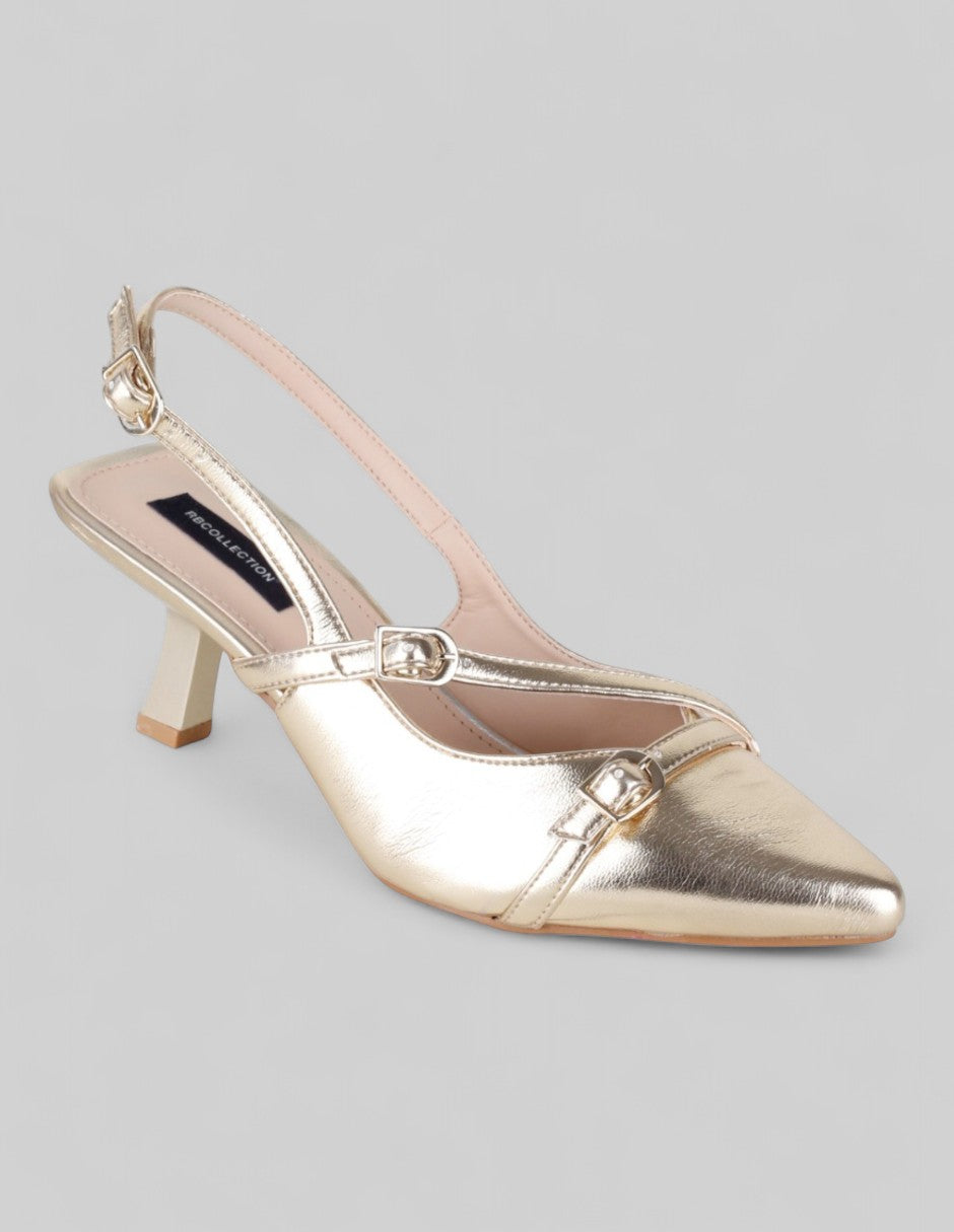 Zapatillas Back en Sintético – Dorado