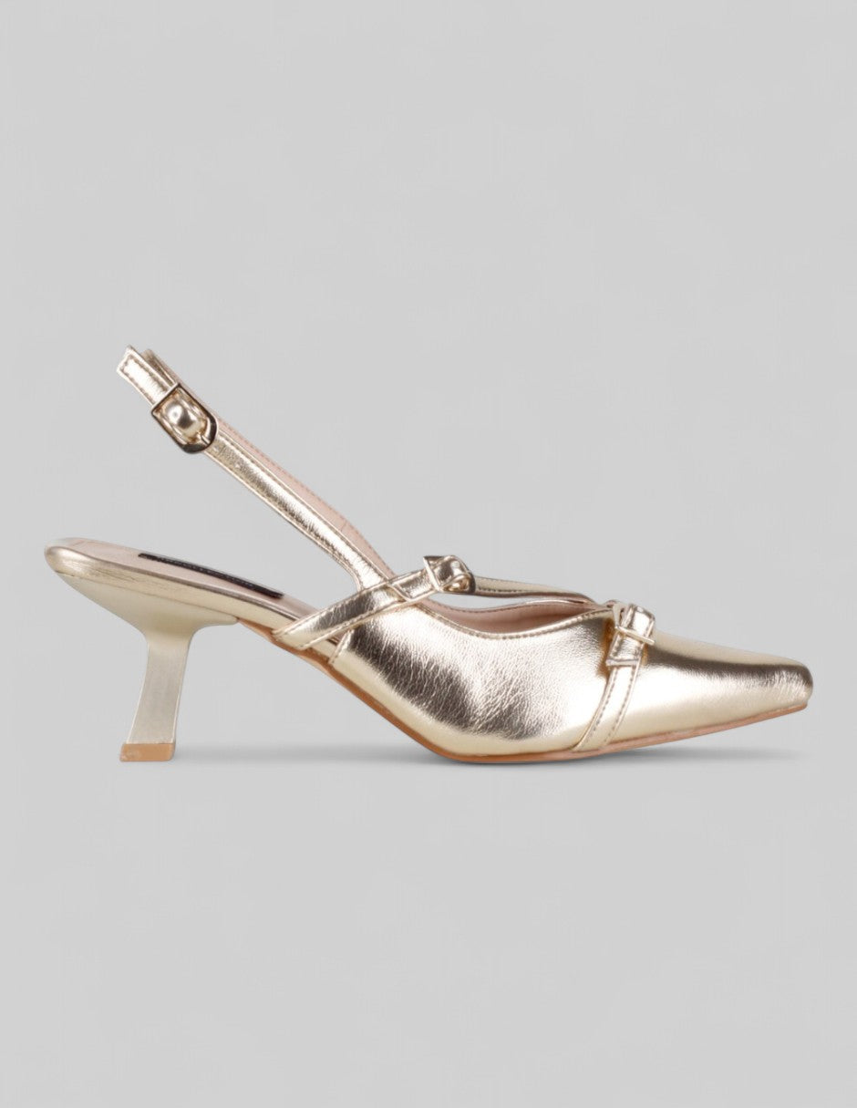 Zapatillas Back en Sintético – Dorado