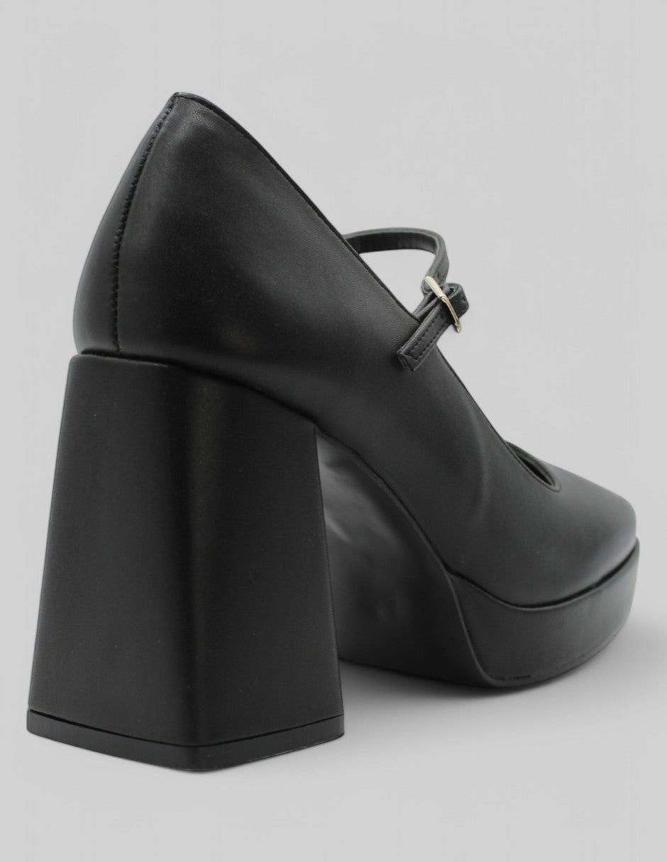 Zapatillas Nina en Piel vegana – Negro