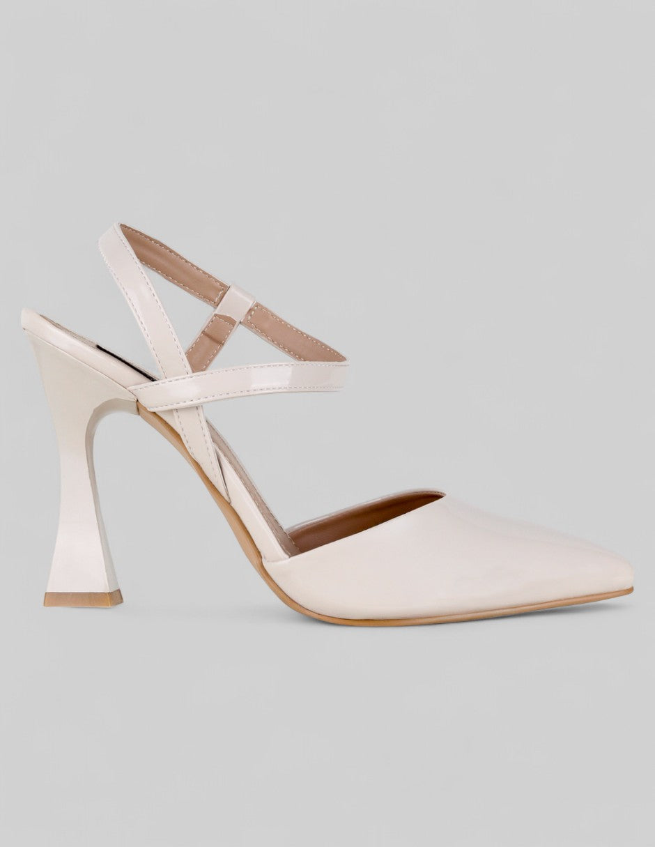 Zapatillas Classy en Charol – Beige