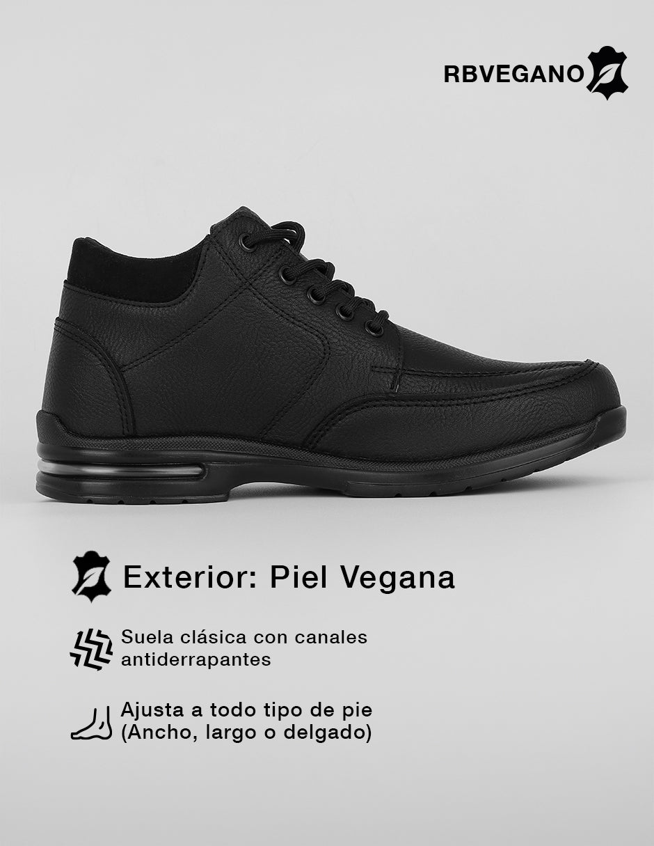 Oxfords Salerno en Piel vegana – Negro