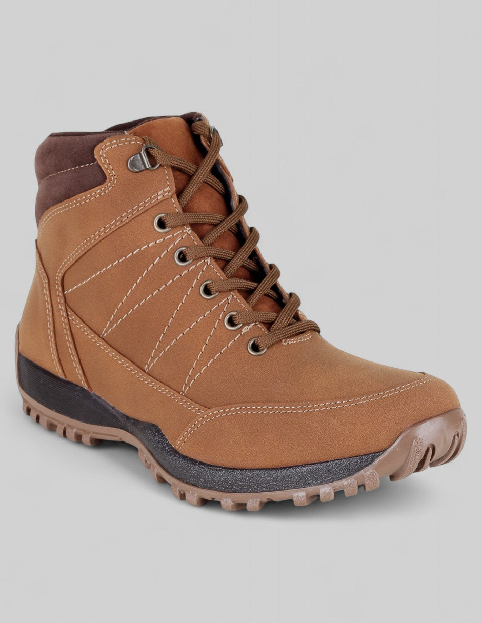 Botas para senderismo Work en Piel vegana – Café