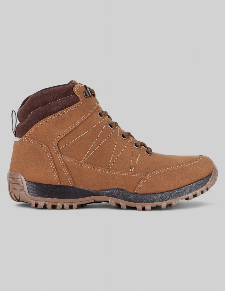 Botas para senderismo Work en Piel vegana – Café