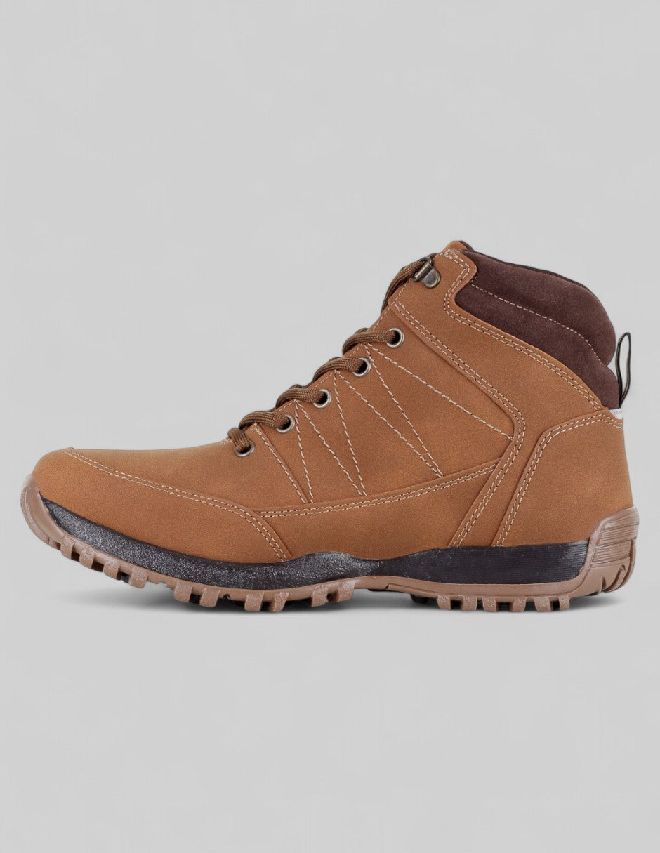 Botas para senderismo Work en Piel vegana – Café