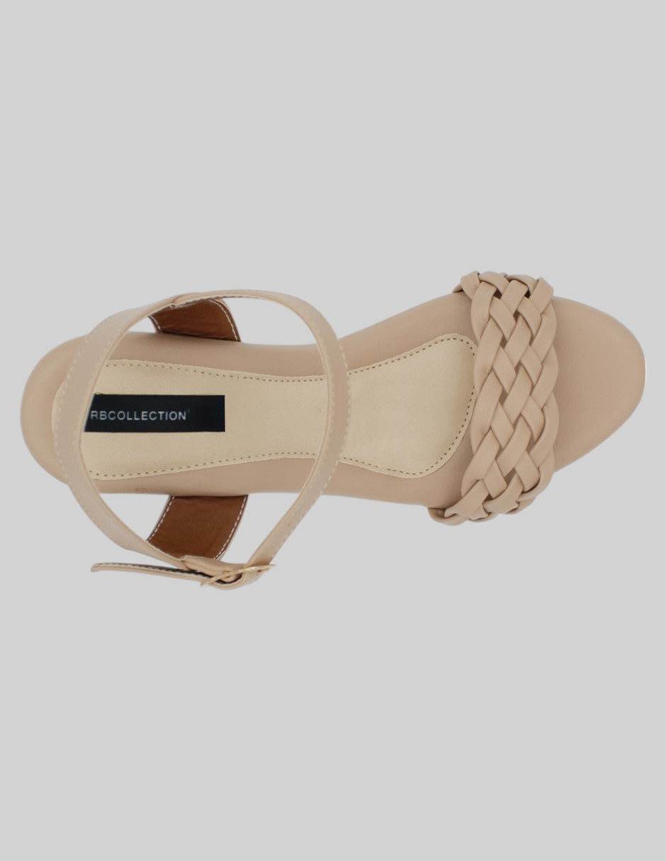 Sandalias con plataforma Daril en Piel vegana - Beige