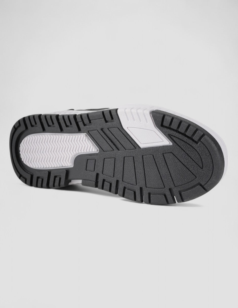 Tenis con cordones Urban Textil - Negro