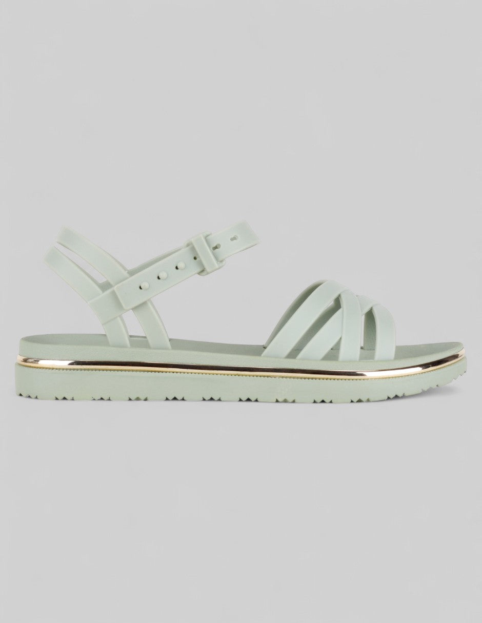 Sandalias de piso Wally en Sintético – Verde
