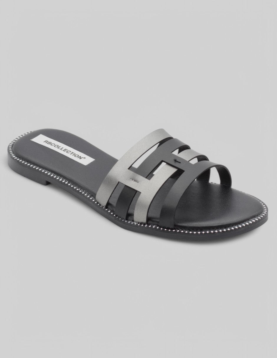 Sandalias de piso Exterior Piel vegana Color Multicolor Para Mujer De RBCOLLECTION