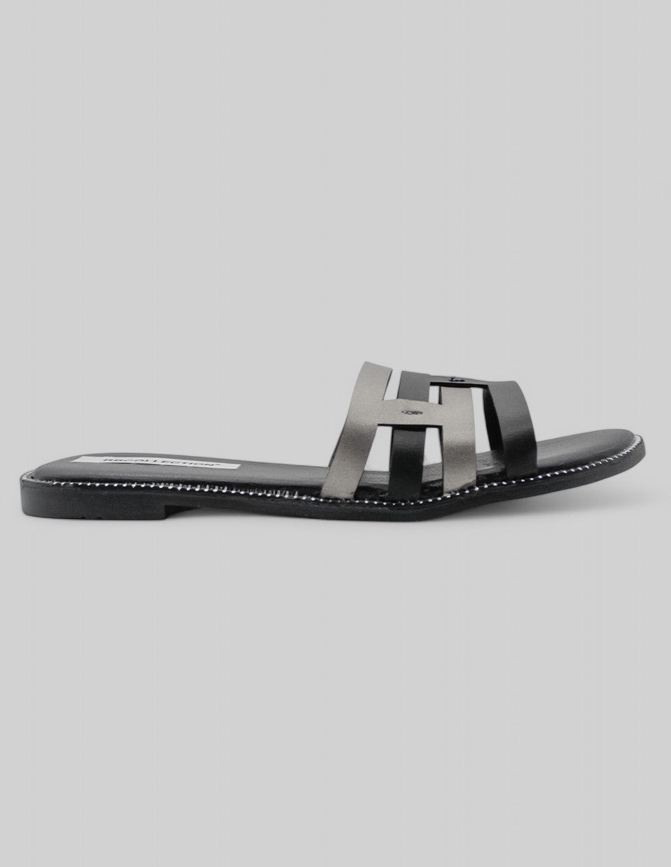 Sandalias de piso Soft en Piel vegana - Multicolor