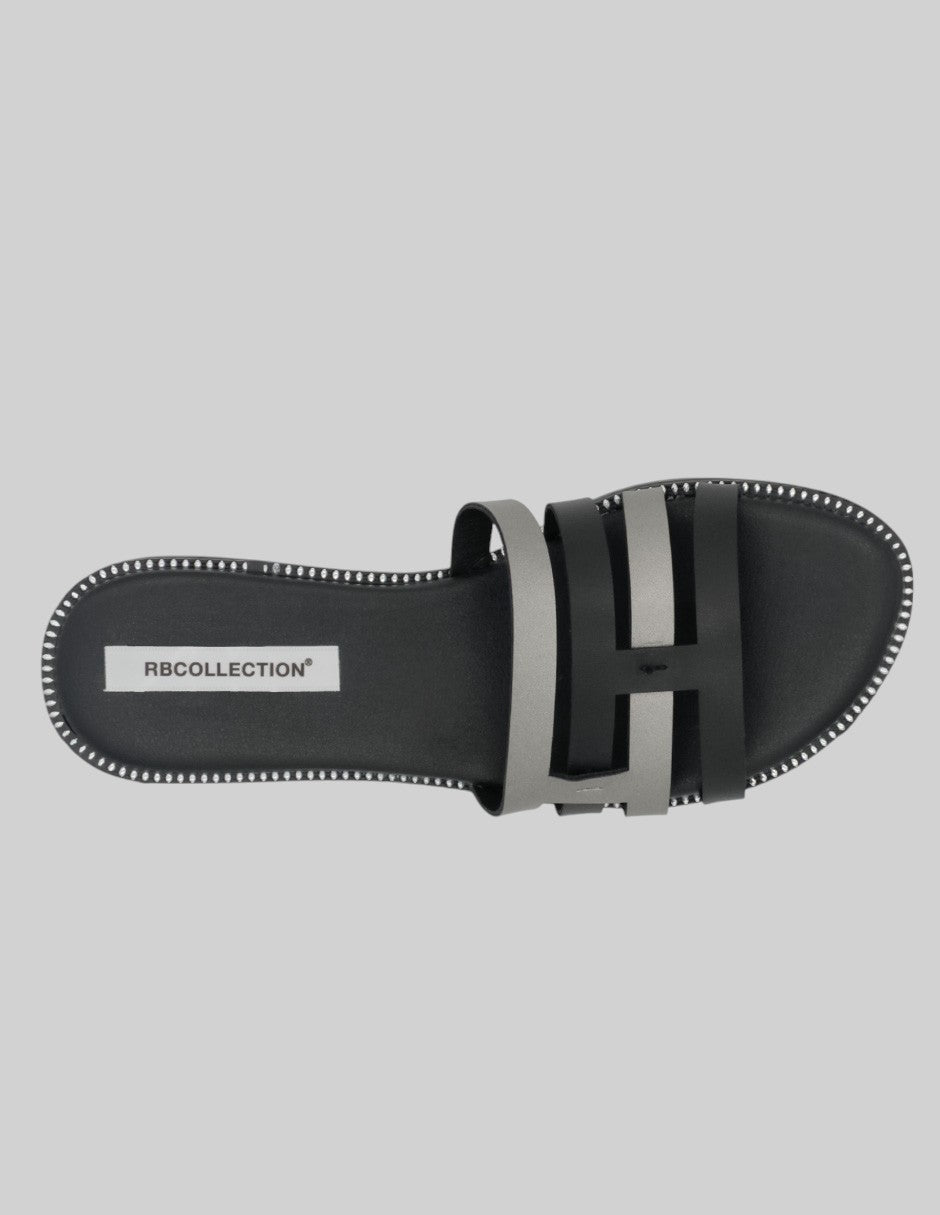 Sandalias de piso Soft en Piel vegana - Multicolor