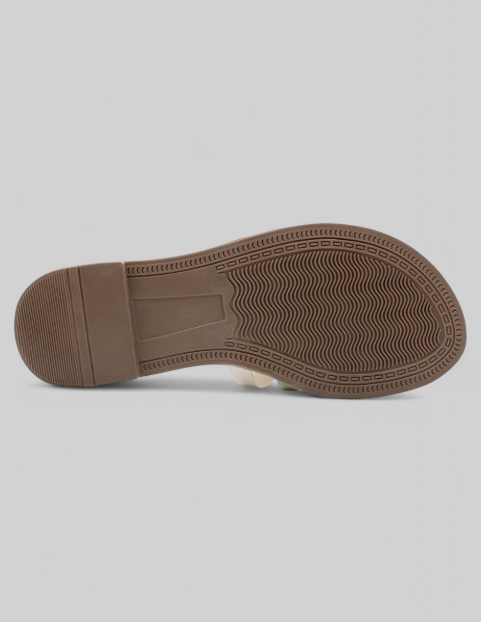 Sandalias de piso Soft en Piel vegana - Multicolor