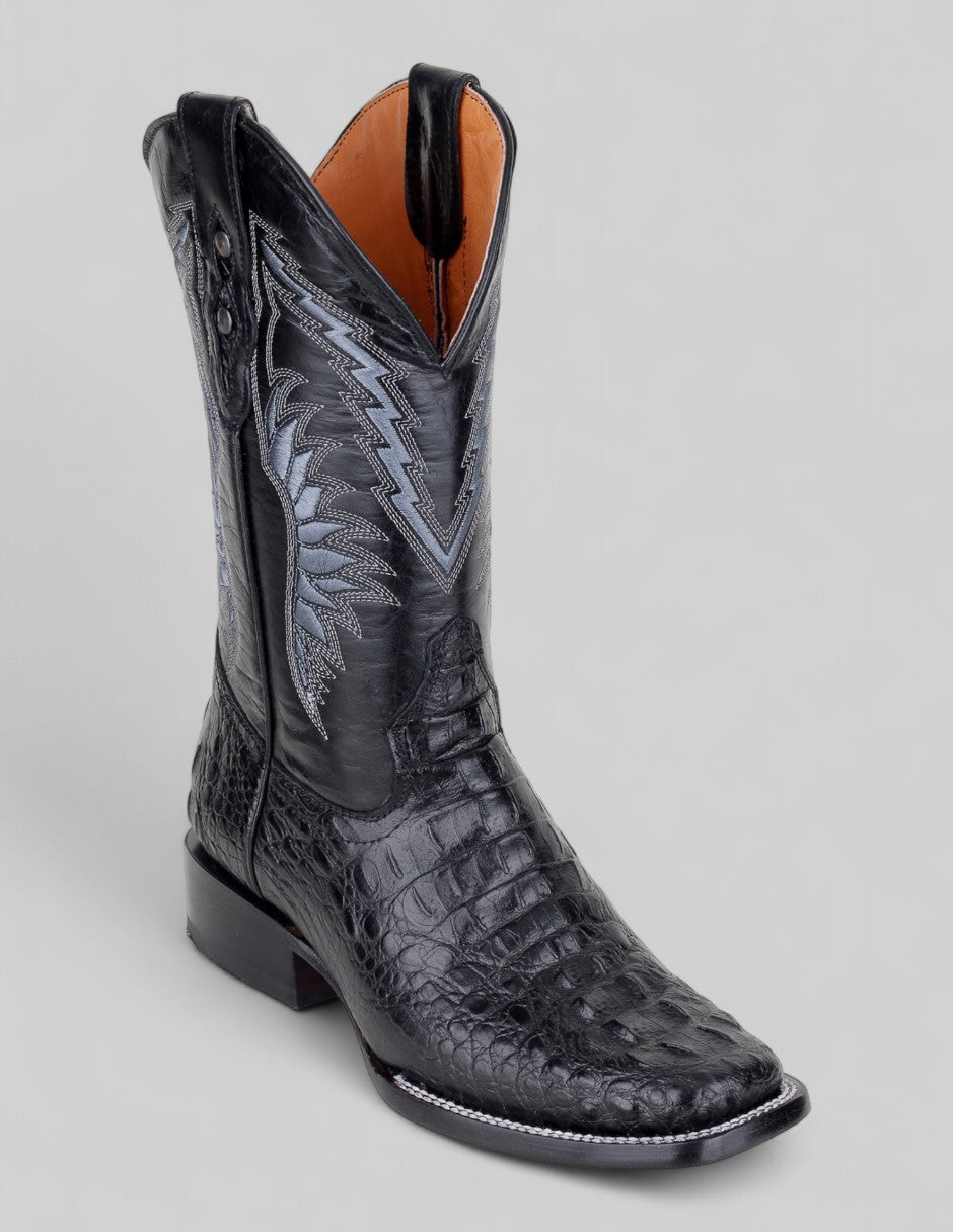 Botas tipo western Cowboy en Piel – Azul