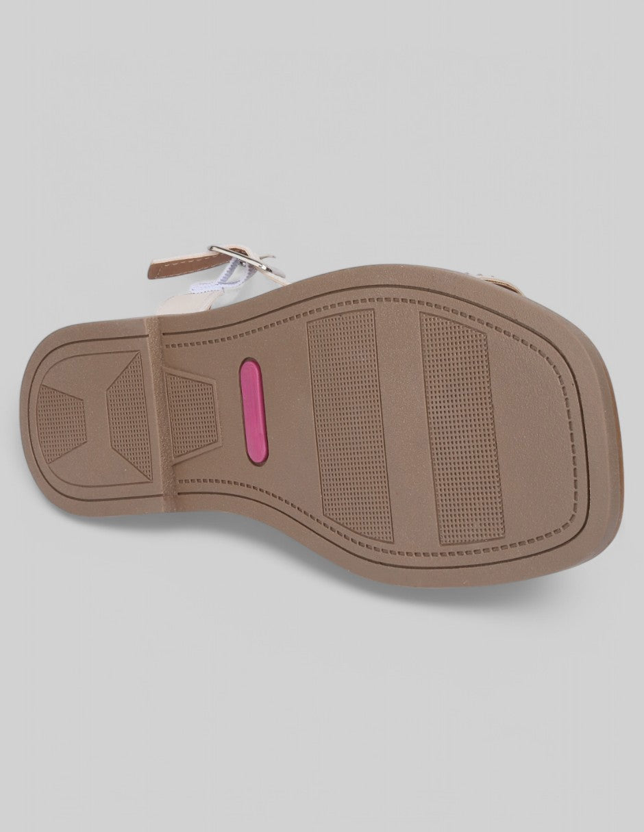 Sandalias de piso Soft en Sintético - Blanco
