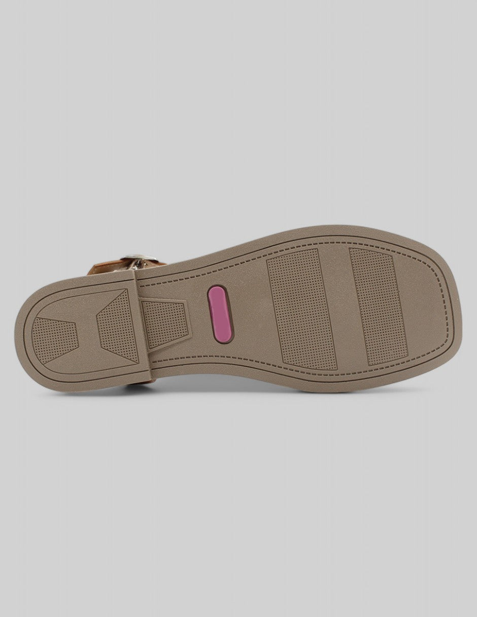 Sandalias de piso Soft en Sintético - Café