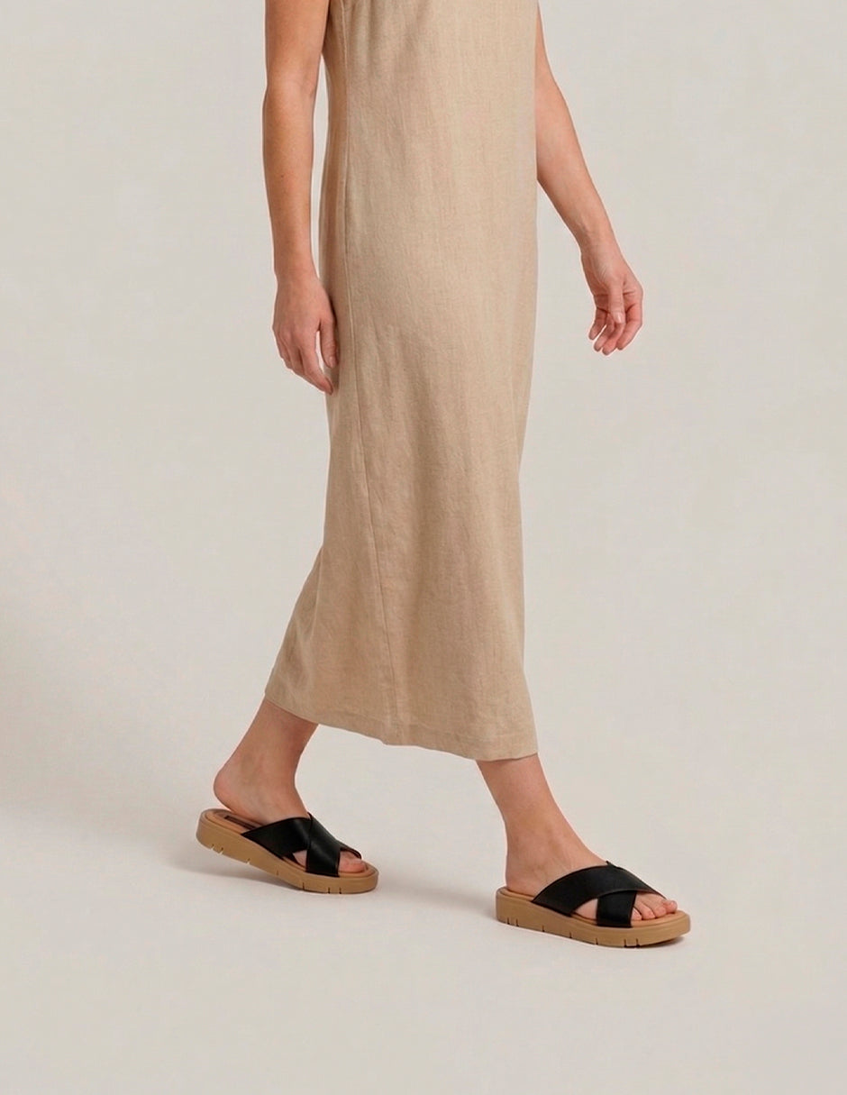 Sandalias con plataforma Alnia en Sintético – Negro