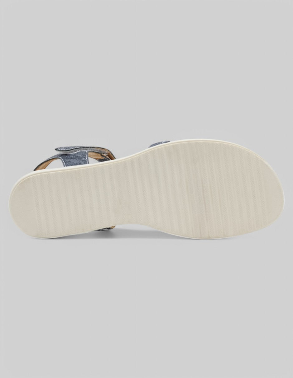 Sandalias de piso Onne en Piel vegana - Azul