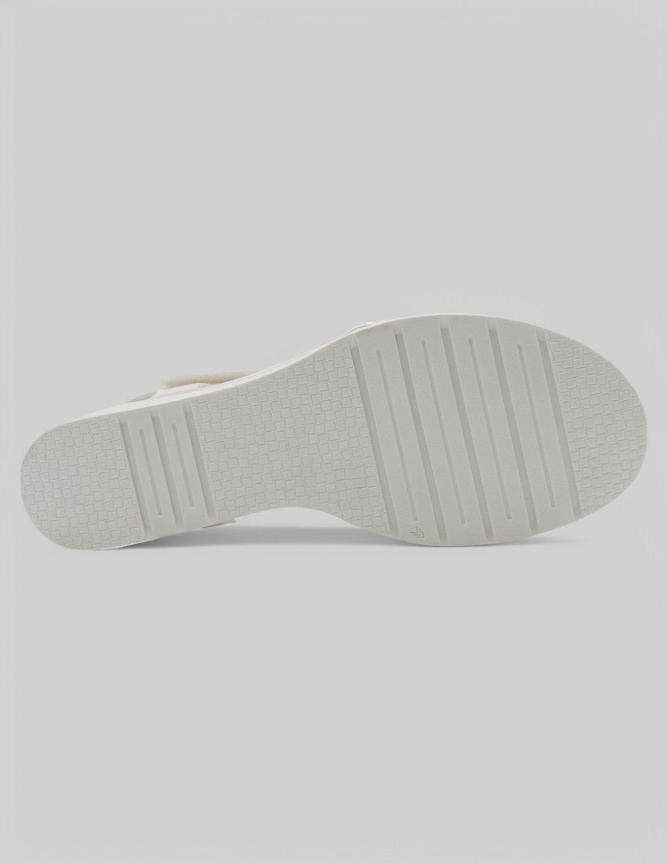 Sandalias con plataforma Daily en Piel vegana - Blanco