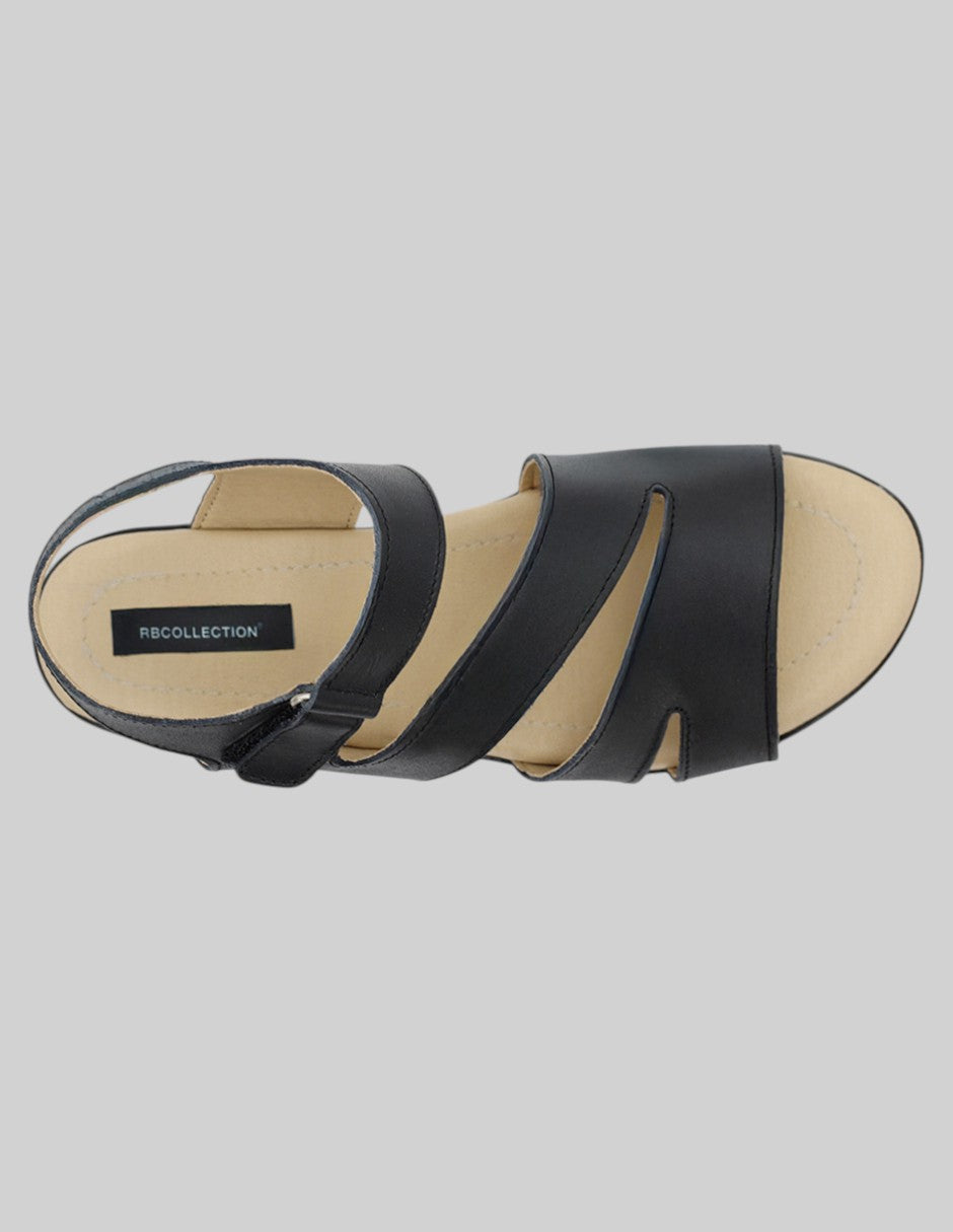 Sandalias con plataforma Hand Made en Piel - Negro